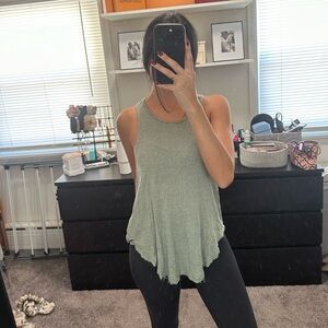 american eagle open back shirt